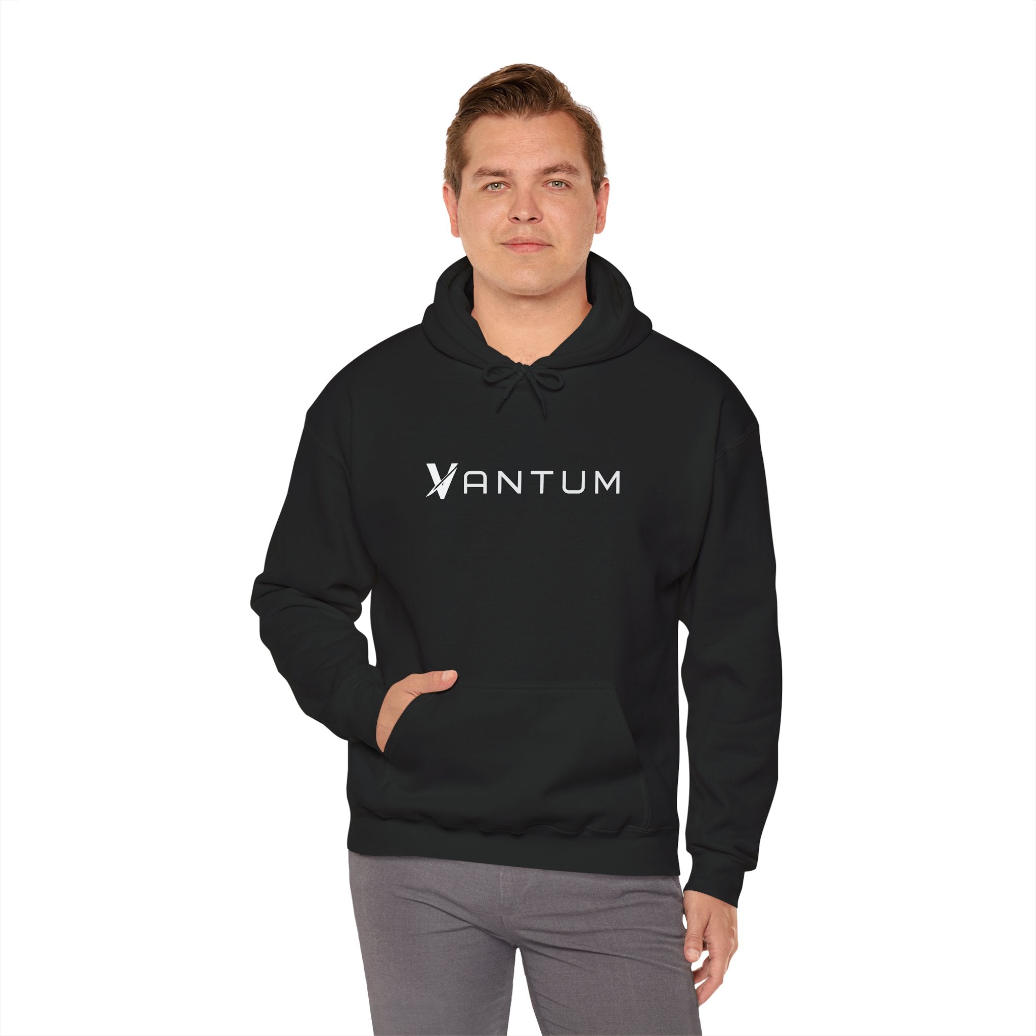 Vantum Logo Skeleton Graphic Hoodie - Black