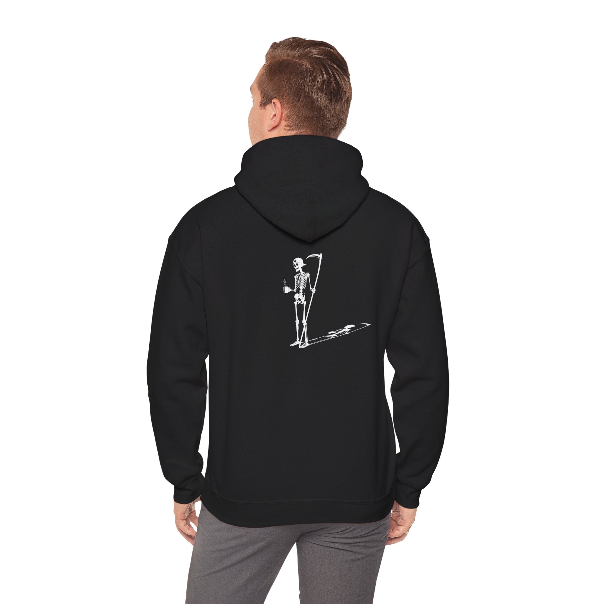 Vantum Logo Skeleton Graphic Hoodie - Black