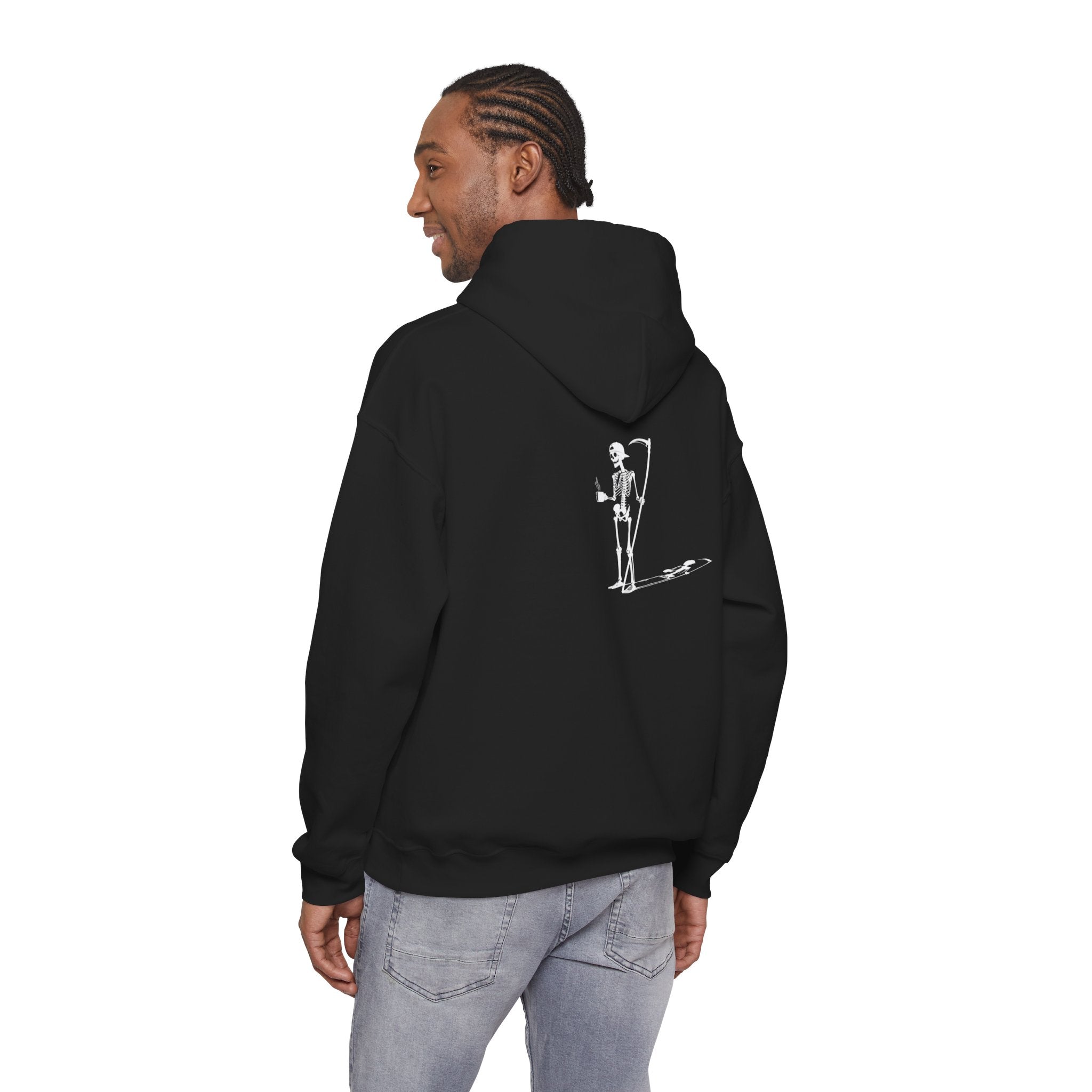 Vantum Logo Skeleton Graphic Hoodie - Black